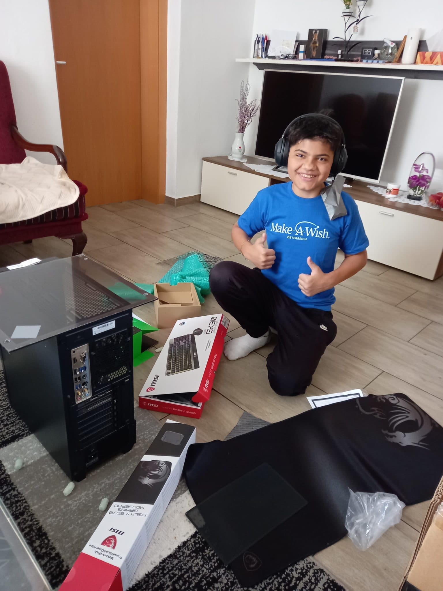 Eine Welt voller Spiele für Gzim